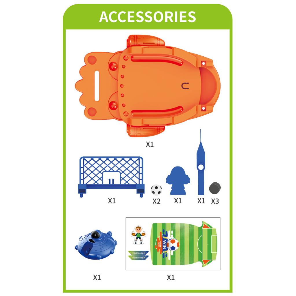 Kids Football Set with Goalpost - Soccer Training Kit LUNA 29cm