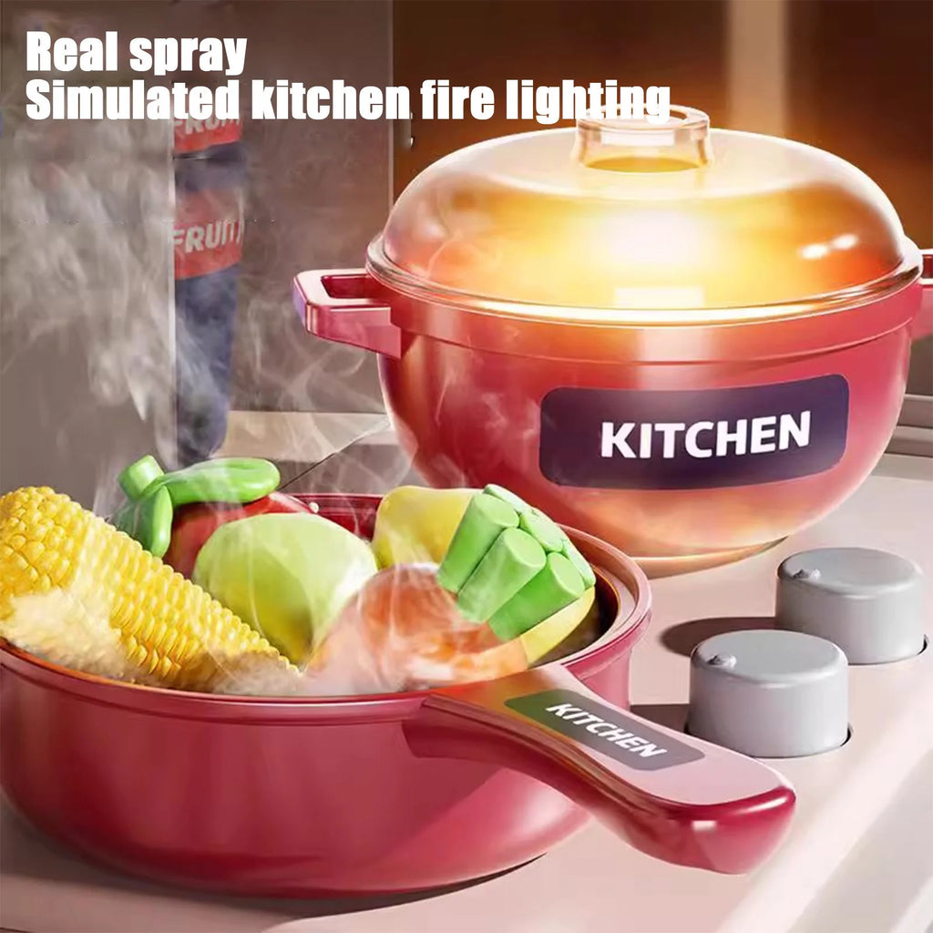 Kids Kitchen Playset with Stove & Sink | Educational Pretend Play Toy