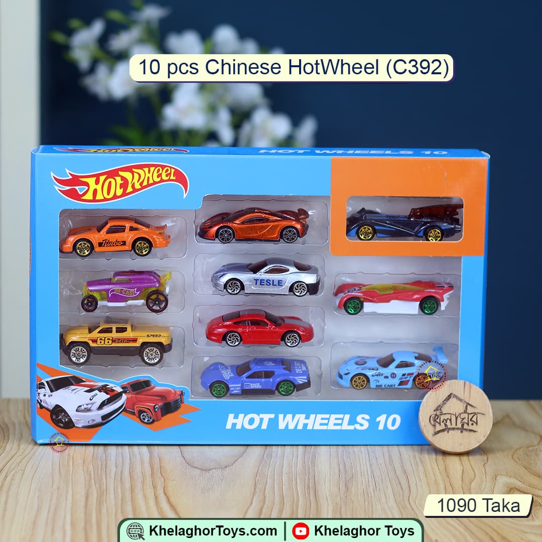 10-Piece Die-Cast Model Car Box Set – 1:64 Scale Mini Cars
