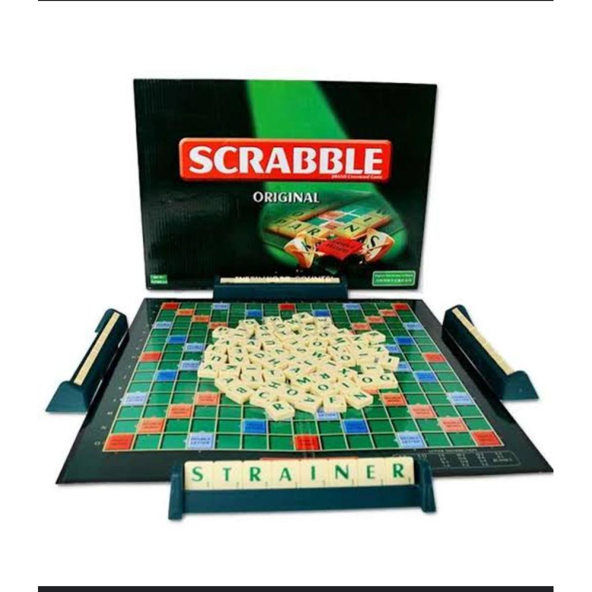Scrabble Board Game - Classic Word Building Strategy Game for Families