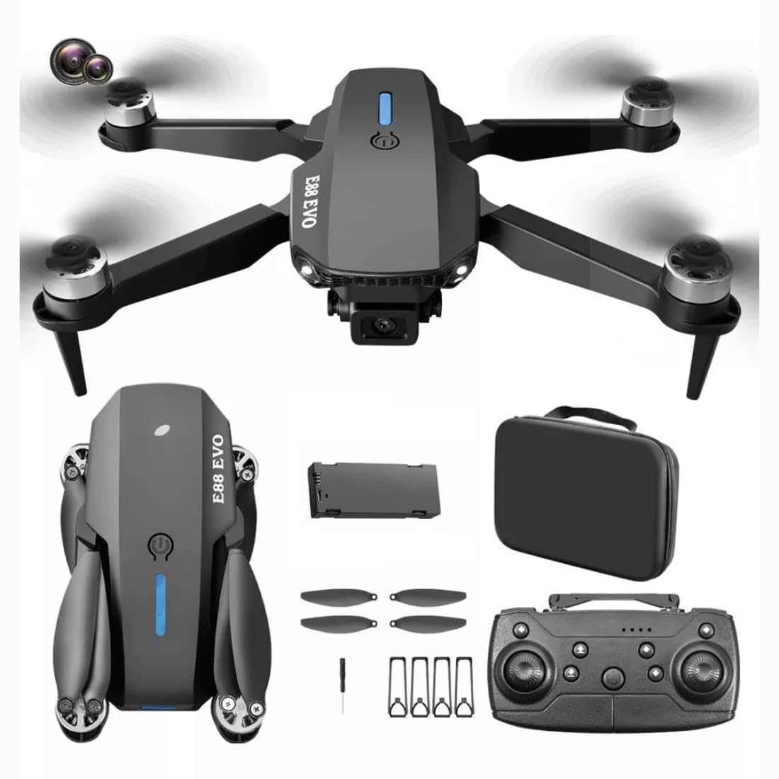 E88 EVO Drone with display Remote