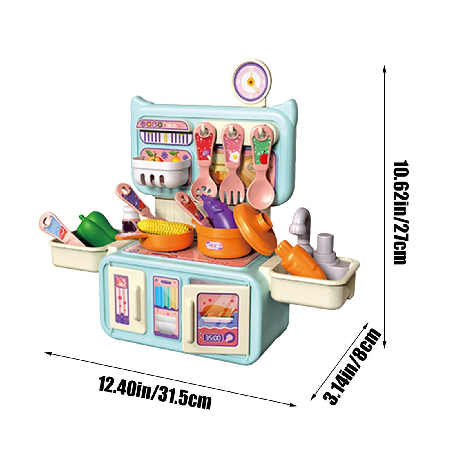 oy Kitchen Playset with Working Sink - Water Circulation System | Khelaghor Toys