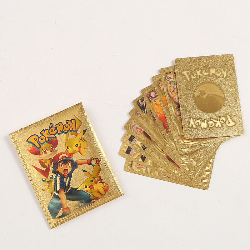 Gold Foil Collector Card Set – 55-Card Deck with Gold Box