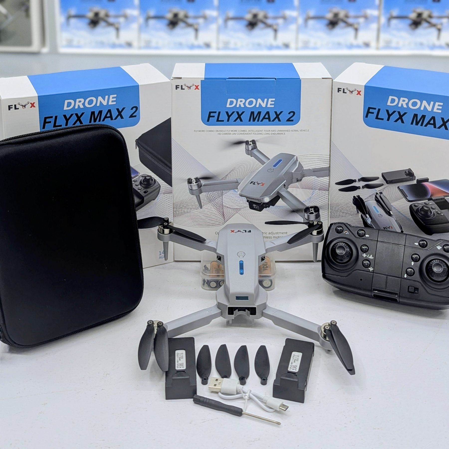 Flyx max 2 duel camera drone