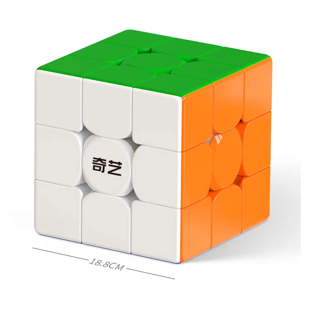 QiYi QiMeng Plus 3x3 Speed Cube | Oversized 90mm Stickerless | Giant Puzzle Cube