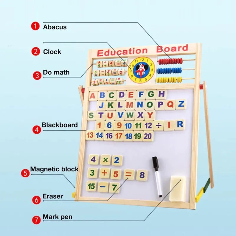 Multi functional Education board, White & Black Board.