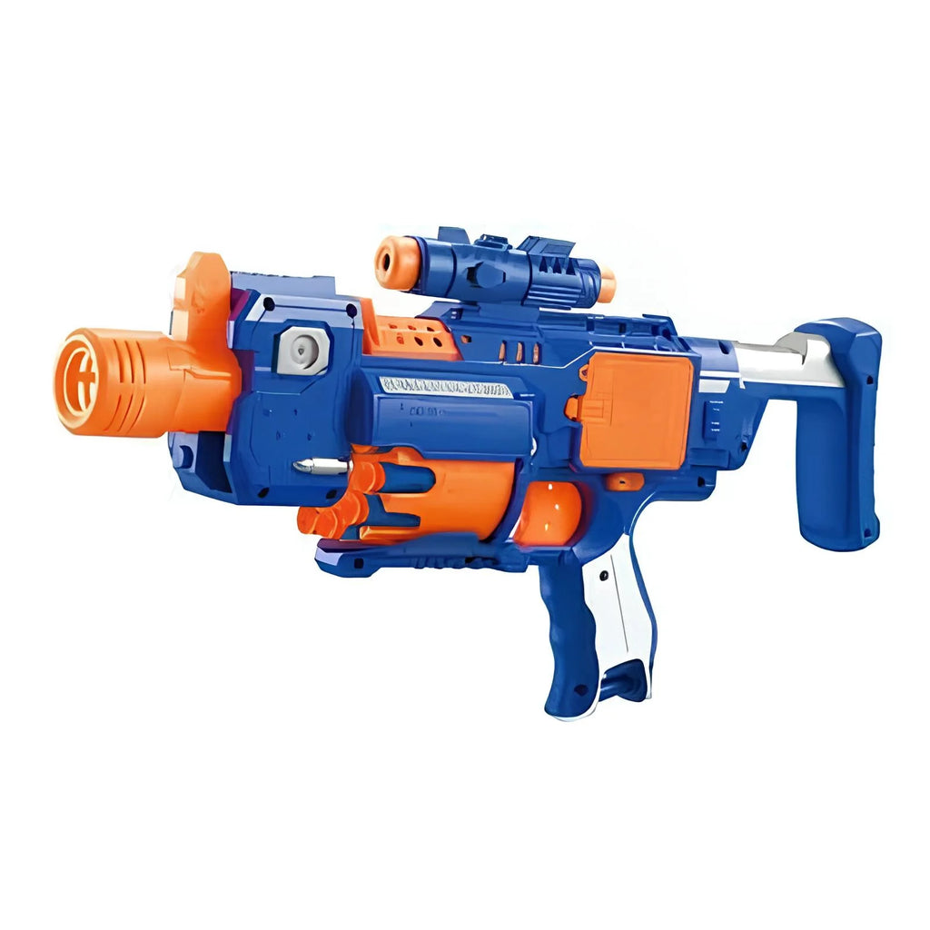 Automatic Soft Bullet Toy Gun - BLAST Super Electric Gun with Target Set