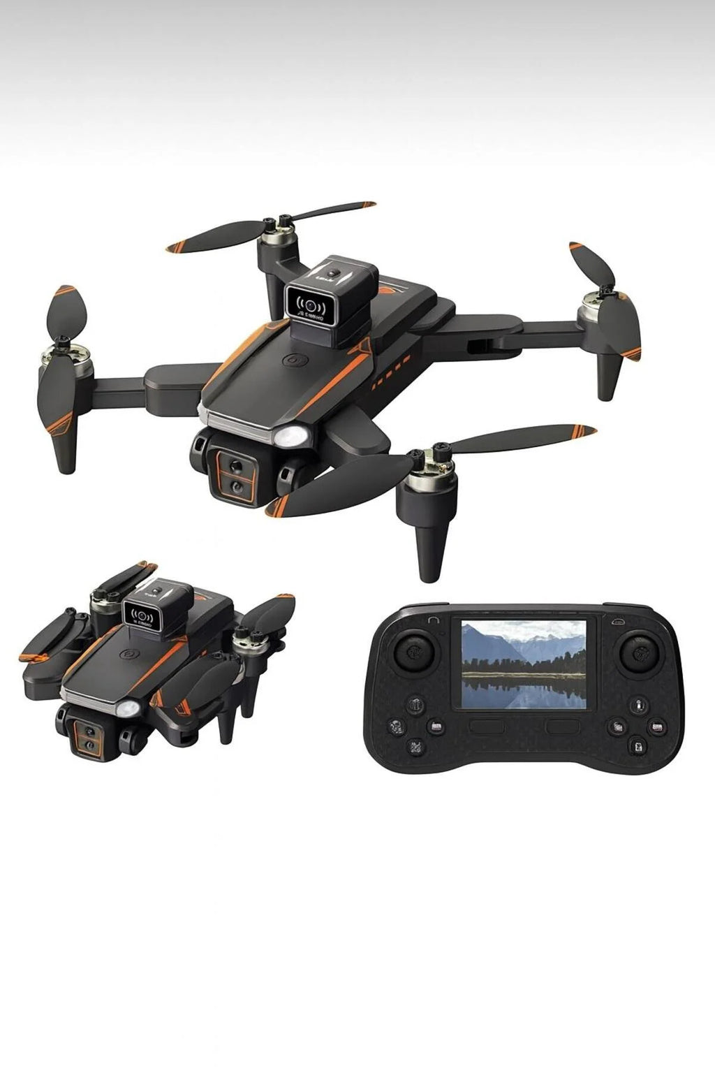 JS26H Intelligent Aerial Drone - 1500m Range, 25 Min Flight, Brushless Motor & Obstacle Avoidance