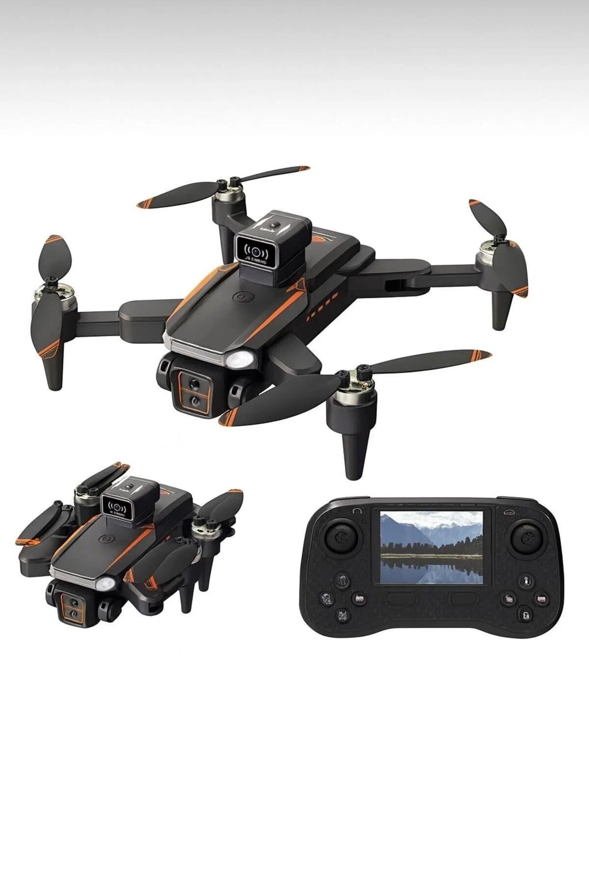 JS26H Intelligent Aerial Drone - 1500m Range, 25 Min Flight, Brushless Motor & Obstacle Avoidance