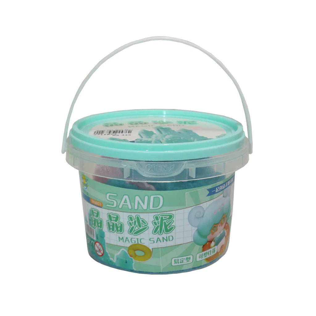 Magic Sand Sensory Play Set – Mess-Free Moldable Sand with Ocean Molds (Pink & Green)