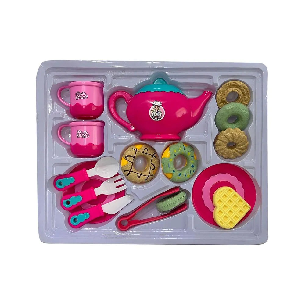 K365 Kitchen Play House Tea Party Set – Teapot, Cups & Toy Food