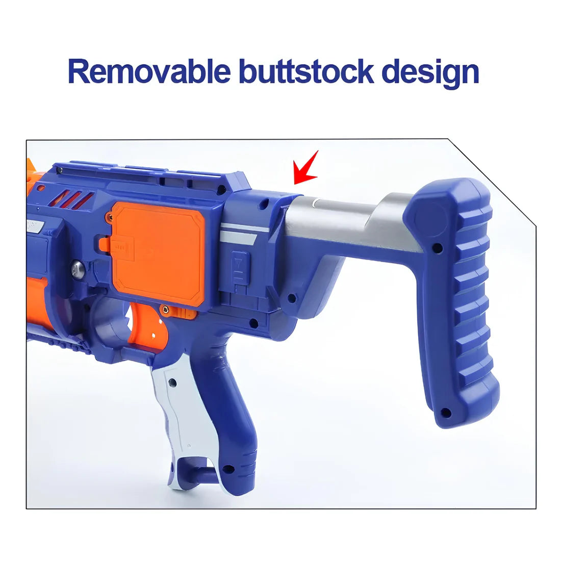 Automatic Soft Bullet Toy Gun - BLAST Super Electric Gun with Target Set