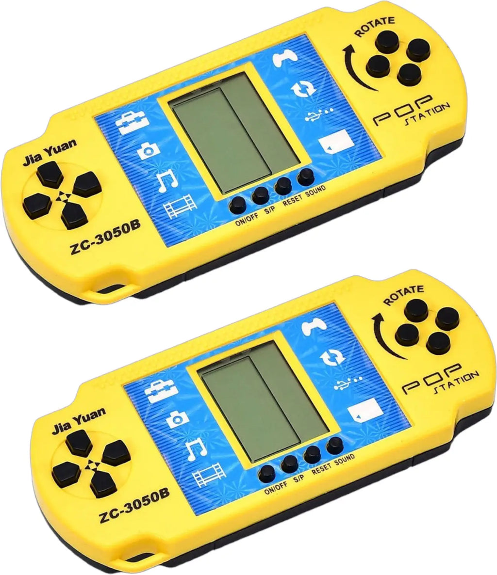 Pop Station Handheld Brick Game Console (ZC-3050B) – Retro LCD Game with Sound