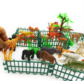 Mini Animal Zoo Safari Playset – 25+ Pieces with Animals, Fences & Tree (Ages 3+)