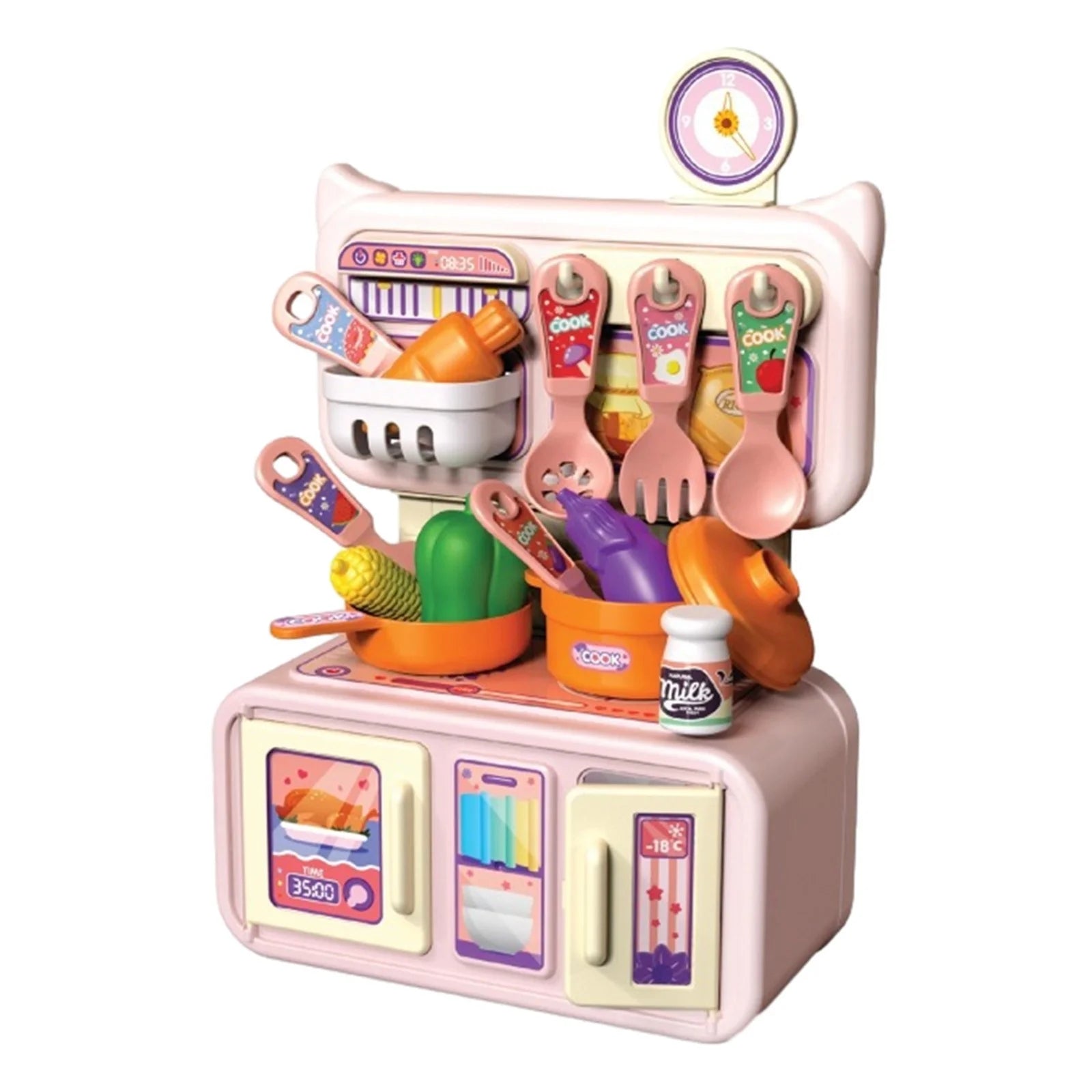 oy Kitchen Playset with Working Sink - Water Circulation System | Khelaghor Toys
