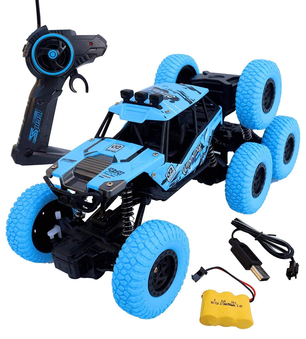 1:18 Scale RC Monster Truck – 8-Wheel Off-Road Climbing Truck with Shock Absorbers