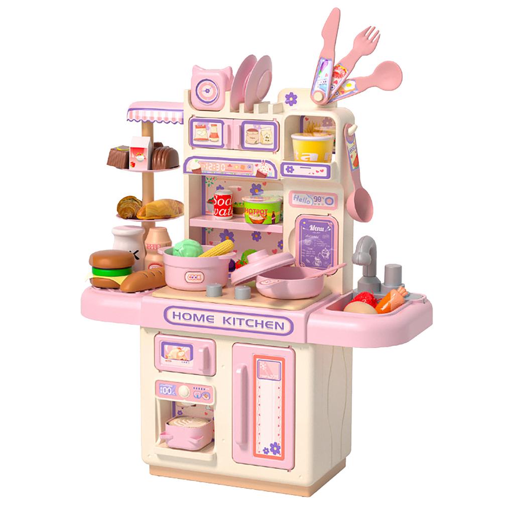 DIY Kids Dream Kitchen Set - Realistic Playset with Steam & Water | Khelaghor Toys