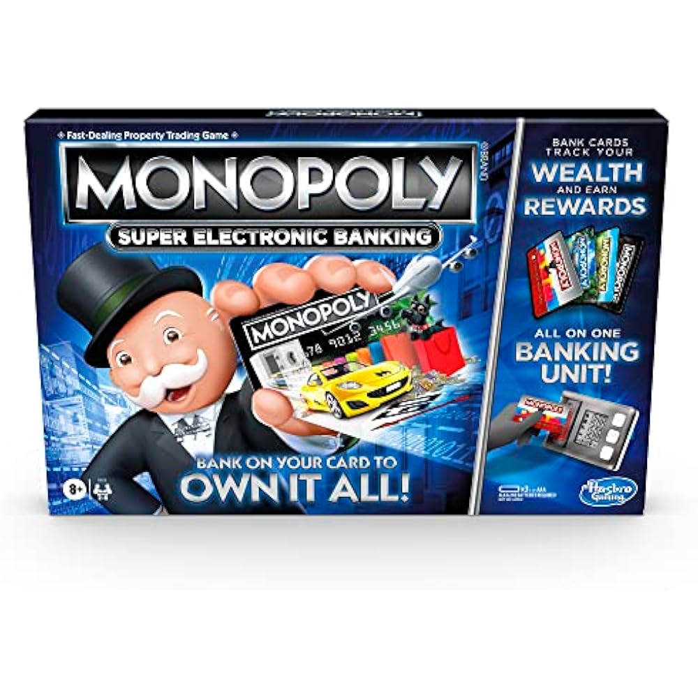Hasbro Monopoly Super Electronic Banking Edition Board Game