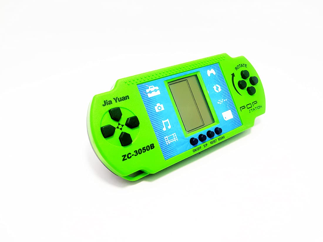 Pop Station Handheld Brick Game Console (ZC-3050B) – Retro LCD Game with Sound