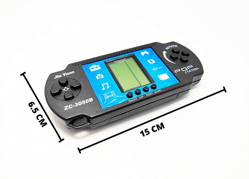 Pop Station Handheld Brick Game Console (ZC-3050B) – Retro LCD Game with Sound