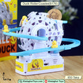 lectric Duck Climbing Stairs Toy - Musical Roller Coaster with LED Lights