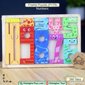 Wooden Number Puzzle 1-9 for Kids | Educational Frame Puzzle P179 | Khelaghor