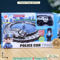 Police Car Track Set 52 Pieces | Battery Operated Racing Track B177