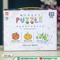 Mybest Vegetables Knowledge Puzzle 20 Pieces - Educational Toy for Kids 3+