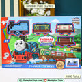 TONEY Thomas Cartoon Train Combination Track 11 Pcs,Toy Train Set for Kids for Playing Indoor Games (Multi Color) (11 Pcs)