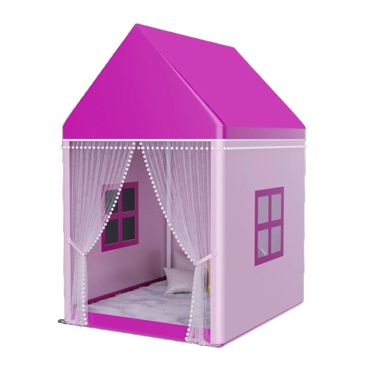Castle Kids Play Tent House- Foldable Indoor Outdoor Playhouse