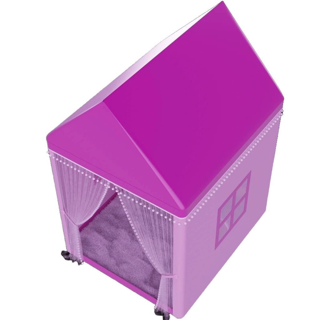 Castle Kids Play Tent House- Foldable Indoor Outdoor Playhouse