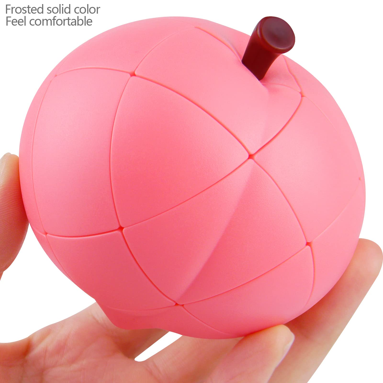 Fanxin Fruit Series Peach Cube | 3x3 Shape Mod Puzzle | Unique Peach-Shaped Twisty Puzzle