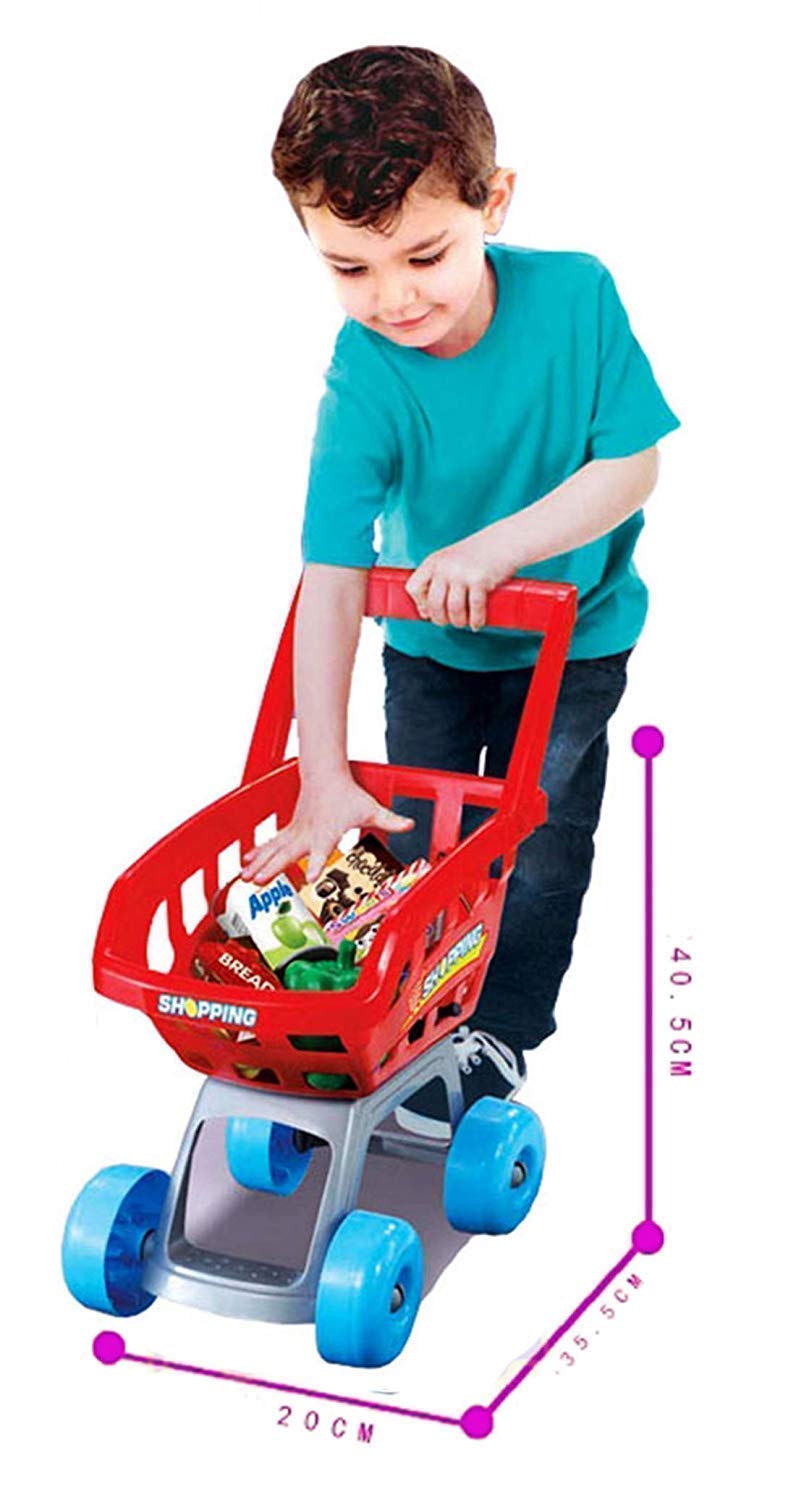 668-05 Home Supermarket Children's Playset – Cash Register, Scanner & 40+ Accessories