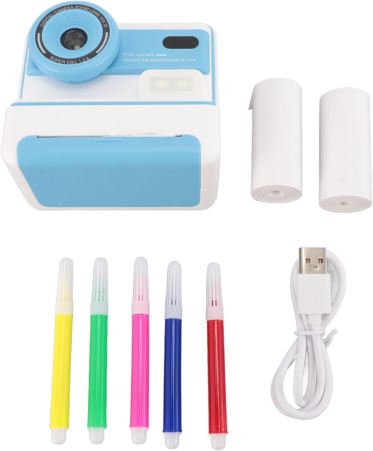 Kids Instant Print Camera – 48MP Dual Camera with Inkless Printing