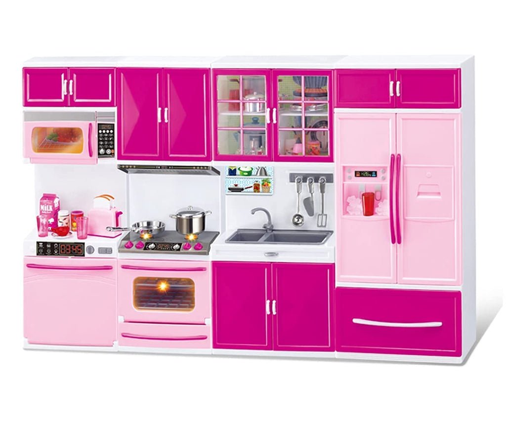 4-in-1 Toy Kitchen Set K304 - Interactive Kids Kitchen | Khelaghor Toys BD
