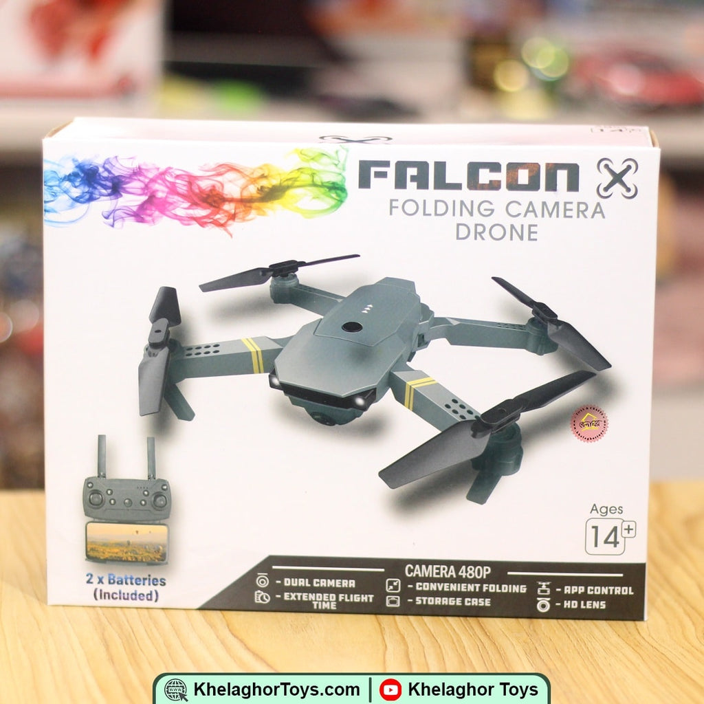 Skyhawk 4K Drone with HD Camera for Kids & Adults - FPV, 25 MPH, 2 Batteries & Travel Case