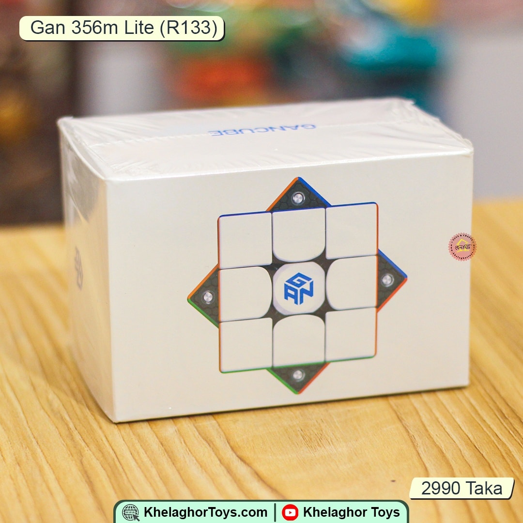 GAN 356 M Lite Magnetic 3x3 Speed Cube - 48 Magnets with IPG Core System