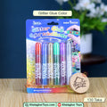 Mingyuan Glitter Glue Pens 6 Pack - Non-Toxic Assorted Colors