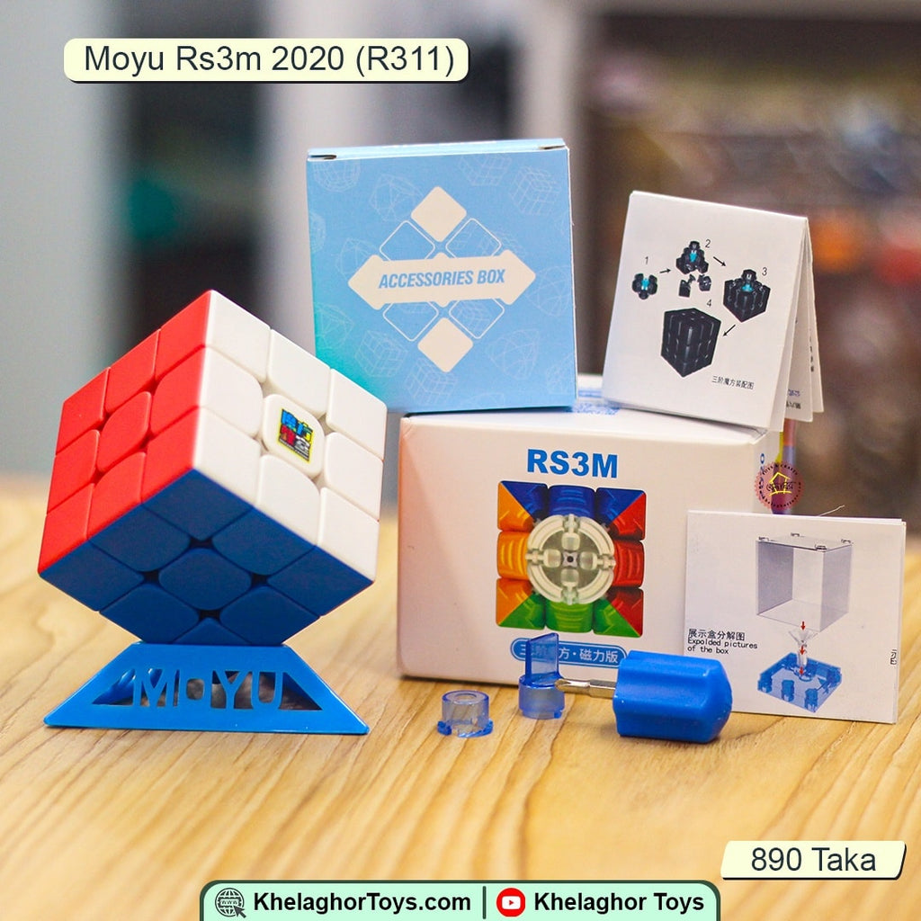 MoYu RS3 M 2020 3x3 Magnetic Speed Cube | Dual Adjustment Speedcube