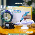 3D Pen-2 Professional 3D Printing Drawing Pen Kit - ABS/PLA Compatible with Temperature Control
