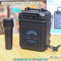 GTS2333 Portable Bluetooth Speaker with Wireless Mic & RGB Lights | GreatNice