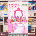Children's Pretend Play Dressing Table Set – 46-Piece Makeup & Beauty Toy with Mirror