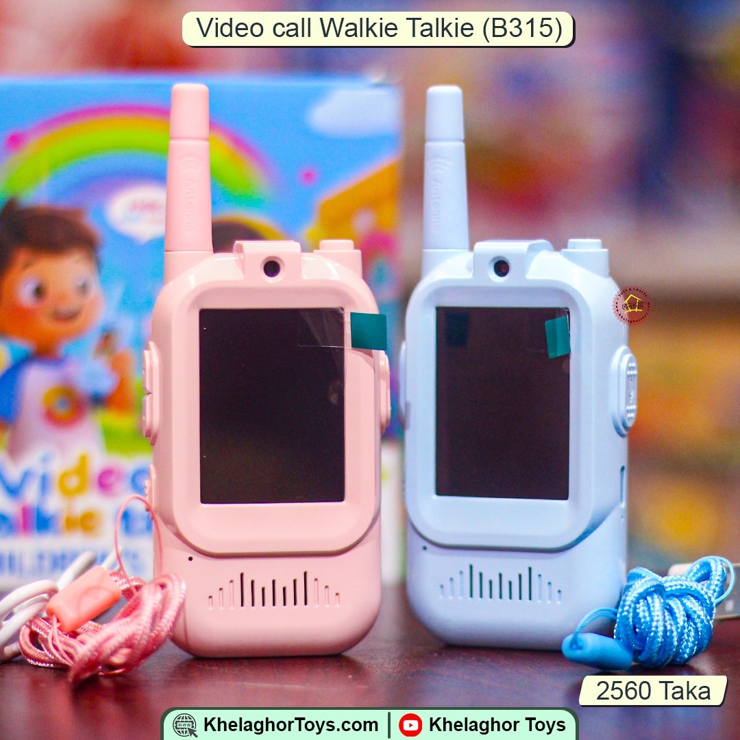 HD Video Walkie Talkies for Kids – Rechargeable Two-Way Radio with Camera & Voice Effects