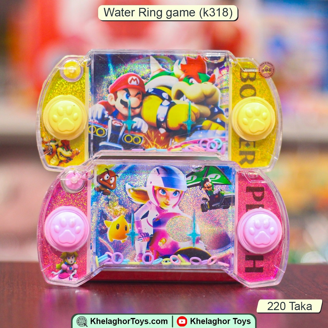 Classic Water Ring Toss Game – Handheld Water Game Toy for Kids