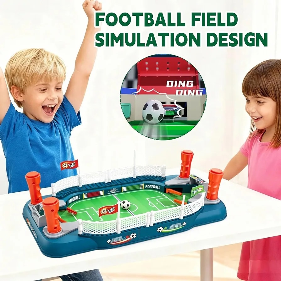 Mini Tabletop Football Game – Portable Foosball Table for All Ages