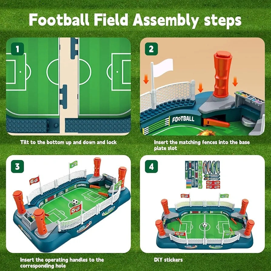 Mini Tabletop Football Game – Portable Foosball Table for All Ages