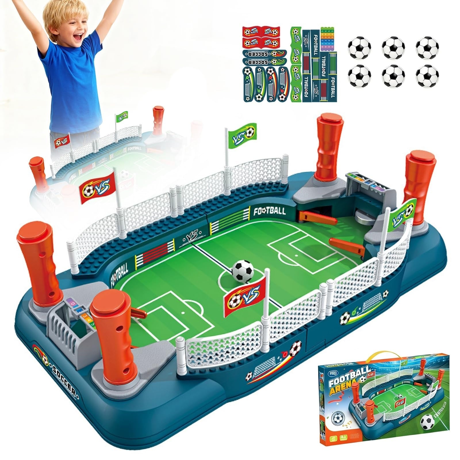 Mini Tabletop Football Game – Portable Foosball Table for All Ages