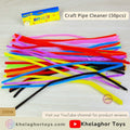 KEKEMI Multicolored Craft Pipe Cleaners - 50 Pack Chenille Stems for Kids DIY Art Projects