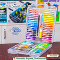 72-Color Colored Pencil Set – Neon & Classic Shades, Blendable & Non-Toxic with PP Case