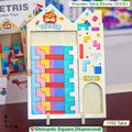 Wooden Tetris Blocks Puzzle – Montessori Learning Toy for Spatial & Logic Skills